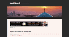 Desktop Screenshot of islamskisanovnik.com